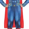 Avenger Alliance Superman Muscle Costume Halloween Cosplay Kostium Kostium Etap wydajności