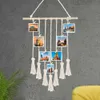 Wood DIY Po Display Wall Pictures Living Room Macrame Tapestry Hanging Decor With 30 Wood Clips Art Beautiful Home Decoration 210609