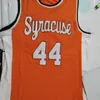 Nikivip REAL PICTURE # 44 Derrick Coleman Basketball Jersey Syracuse Orange College Retro Classic Mens Cousu Numéro et nom personnalisés Maillots