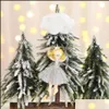 Décorations De Noël Fournitures De Fête De Fête Maison Jardin Artisanat Décoration Suspendue Ange Nuage Pendentifs Ornements D'arbre De Noël Chambre D'enfants Holi