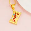 gold candy necklace