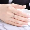 Hollow Chain Shape Diamond Ring Band Finger Rose Gold Open Justerbara ringar för kvinnor Girls Engagement Wedding Fashion Jewelry Will and Sandy