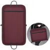 Opbergzakken Multifunctionele Gestreepte Oxford Garment Bag Covers Hanging Pak Rits Jurk Kleding Reiskast