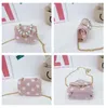 Barn Mini Purses Partihandel Gullig Plush Crossbody Väskor För Barn Små Mynt Påse Baby Girls Party Hand Väskor Tote Gift