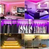 Luz LED Luz RGB LED Tira de Luz 5m-15M RGB Flexível Colorido Magic Magic Lanterna Set DC12V Padrão Europeu