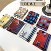 100cm Luxury Brand Design Horse Plaid Twill Double-deck Women Scarf Tie Head Silk Scarves & Wraps Neckerchief For Ladies