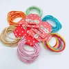 2cm Children Girl Candy Color Fashion Accessories Elastic Rubber Band For Kids Colorful Hair Ties Ponytail Holder