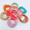 2cm kinderen meisje snoep kleur mode accessoires elastische rubberen band voor kinderen kleurrijke haar banden paardenstaart houder