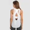 L-162 Soutien-gorge de sport brossé sans manches deux-en-un, doux pour la peau, léger, respirant, chemisier de Fitness, ensemble deux pièces, Yoga Top241p