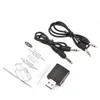 USB Bluetooth 5.0 Sändarmottagare 3 i 1 EDR Wireless Adapter Dongle 3,5 mm aux för TV PC -hörlurar Hem Stereobil Audio