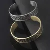 Norse Viking 24 Amulet Runes Pulseira Therapia Magnética Cuff Bangle Pulseiras Para Homens Mulheres Jóias Q0719