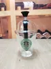7.1 "Black Starbucks Cup Glass Bong Mini Tubos de água Acessório de fumaça