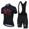 Ensembles de course Summer Bike Cycling Jersey Set 2022 Mountain Clothing Pro Bicycle Sportswear Suit Maillot Ropa Ciclismo