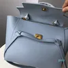 Ins Facebook style vintage femmes dame fourre-tout sacs sacs à main en cuir véritable avec logo complet paquet C4900