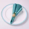Servettringar 6 / 12pcs Ananasform Pearl Beaded Spännen för bröllopsfest födelsedagsfest DIY Handgjorda dekorativa hantverk