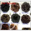 Pônei cauda extensão do cabelo bun hairpiece scrunchie onda elástica encaracolado sintético hairpieces envoltório para cabelo bun chignon qylufn comecase2240426