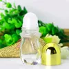 2021 30ML 50ML Roll On Empty Clear Glass Bottles for Essential Oils Refillable 1Oz Glass Roller Ball Roll-On Deodorant Bottle