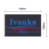 Trump Flag 2024 Flaga wyborów Banner Donald Trump Flaga Utrzymuj Ameryka Świetnie Zwykłą Ivanka Trump Flagi 150 * 90 cm 12 Styles Sea Shipping EOT1277