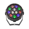 54x3W LED Par Light RGBW Disco Wash Light Equipment 8 Channels DMX 512 LED Uplights Strobe Stage Lighting Effect Light 12x3W208e