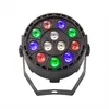 54x3W LED PAR LIGHT RGBW DISCO WASH LIGHT機器8チャンネルDMX 512 LEDアップライトストロボステージ照明効果light 12x3W208E