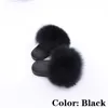 Kids Fur Slides Summer House Slippers Fluffy Kids Shoes For Girls Furry Sandals Home Real Fur Flip Flops Wholesale Dropshipping