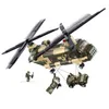 مجموعة مكعبات بناء على شكل هليكوبتر مسلحة بملك جايجر العسكري من SLUBAN AH-1Z VIPER ألعاب نماذج كلاسيكية من الطوب للأطفال هدية Y220214