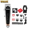 WMARK NG-103PLUS PROFESSIONAL Cordless Hair Clippers Cutter Skärmaskin Trimmer 6500 RPM 220106