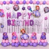 NIEUWE 13PCS Zwart Red Multicolor Letters Happy Birthday Ballonnen Letter Ballonnen Verjaardagsballon Set Decoratie