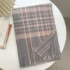 2021 Nieuwe herfst en winter imitatie kasjmier duidelijke sjaal dames straat mode medium lange lijn geruite sjaal
