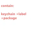 Keychiens de haute qualité Transparent gelée époxy Lettre de porte-clés de la clémette Jelly Jeans Personnalité Pendant Car Keychain Supply Wholesa4298953