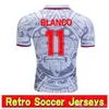 1998 retro klassiska fotbollströjor från Mexiko HERNANDEZ CAMPOS BLANCO H.SANCHEZ 86 94 hemma borta fotbollströja S-2XL