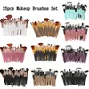 25pcs Foundation Makeup Brush Professional Make Up Brushes Set brocha de maquillaje Kit DHL spedizione gratuita