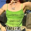 Traf Crop Tops For Girls Corset Camis Y2k Women Gothic Clothing Vintage Aesthetic Sexy Chest Binder Bra 20611P 210712