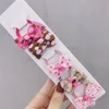 Hair Accessories 10pcsirls Fabric Handmade Bow Elastic Bands Princess Headbands Rubber Rope Ponytail Holder Kids