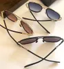 Brand Designer Sunglasses for Men Womwn Gray Lenses Eyeglasses Shades Double Beams Pilot Eyewear Fashion Big Frame Personality Sun Glasses with Original Case