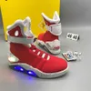 Wydanie 2022 autentyczne Air Mag powrót do przyszłości modne trampki mężczyźni kobiety buty sportowe oświetlenie LED Outdoor trenerzy z pudełkiem nowość 1Top