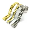 Watch Bands 20mm 13mm 17mm 21mm Band Stainless Steel Curved End President Style Bracelet Watchbands Fits For Water Ghost Outdoor S261n