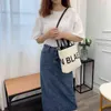 neue tragbare einzelne Schultertasche Canvas-Tasche große Kapazität Messenger Shopping Purses301g