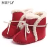 Stivali da neve Scarpe per neonate ragazzi tenere caldi stivali scarpe moda caldo peluche all'interno di stivali per neonati scarpe da bambino 210317