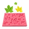 Maple Leaves Shape Cake Sugar Silicone Mold Baking Mould Tools Kitchen Chocolate Sugarcraft Good Quality