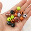 50 pc/lot Football Baseball Basketball Tennis Perles Acryliques Sport Balle Entretoise Perle Fit Pour Bracelet Collier Diy Fabrication de Bijoux