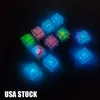 Night Led Stage Lighting Polychrome Flash Party Lights Glowing Ice Cubes Lampeggiante Lampeggiante Decor Light Up Bar Club Wedding