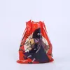 50st/Lot DrawString Candy Halloween Bag Wraps Pumpkin Vampire Ghost Witch Handväskor Plasttecknad tecknad trick eller behandla väskor Kids Party Gift JY0625