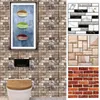 Muurstickers 1 stks 3D Zelfklevende PVC Sticker Mode Badkamer Mozaïek Waterdicht Home TV Brick Pattern Wallpaper