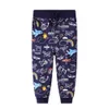Jumping meters Toddler 2-7T Harm Animals Print Boys Girls Sweatpants with Sharks Baby Long Pants Children Autumn Clothes 210529