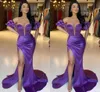 purple plus size evening gown