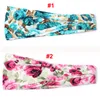 Boho Headbands 인쇄 헤어 밴드 패션 헤드 랩 헤어 밴드 빈티지 세련된 탄성 패브릭 터번 스포츠 요가 머리띠 땀 흡수 정류장 광범위한 스카프