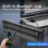 PC Bluetooth SoundBar SUBWOOFER SUBWOOFER SUBWOOFER USB com fio com microfone Estéreo Surround TV de TV AUX 3.5mm laptop