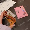 Fashion Designer Card Holders Credit Wallet Leather Passport Cover ID Business Mini Pocket Travel for Men Women Purse Cases Drivin262C