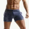 Shorts Mens Corduroy Vintage Atmungsaktive weiche Trunk Elastische Taille Side Pocket Foe Mann C0222